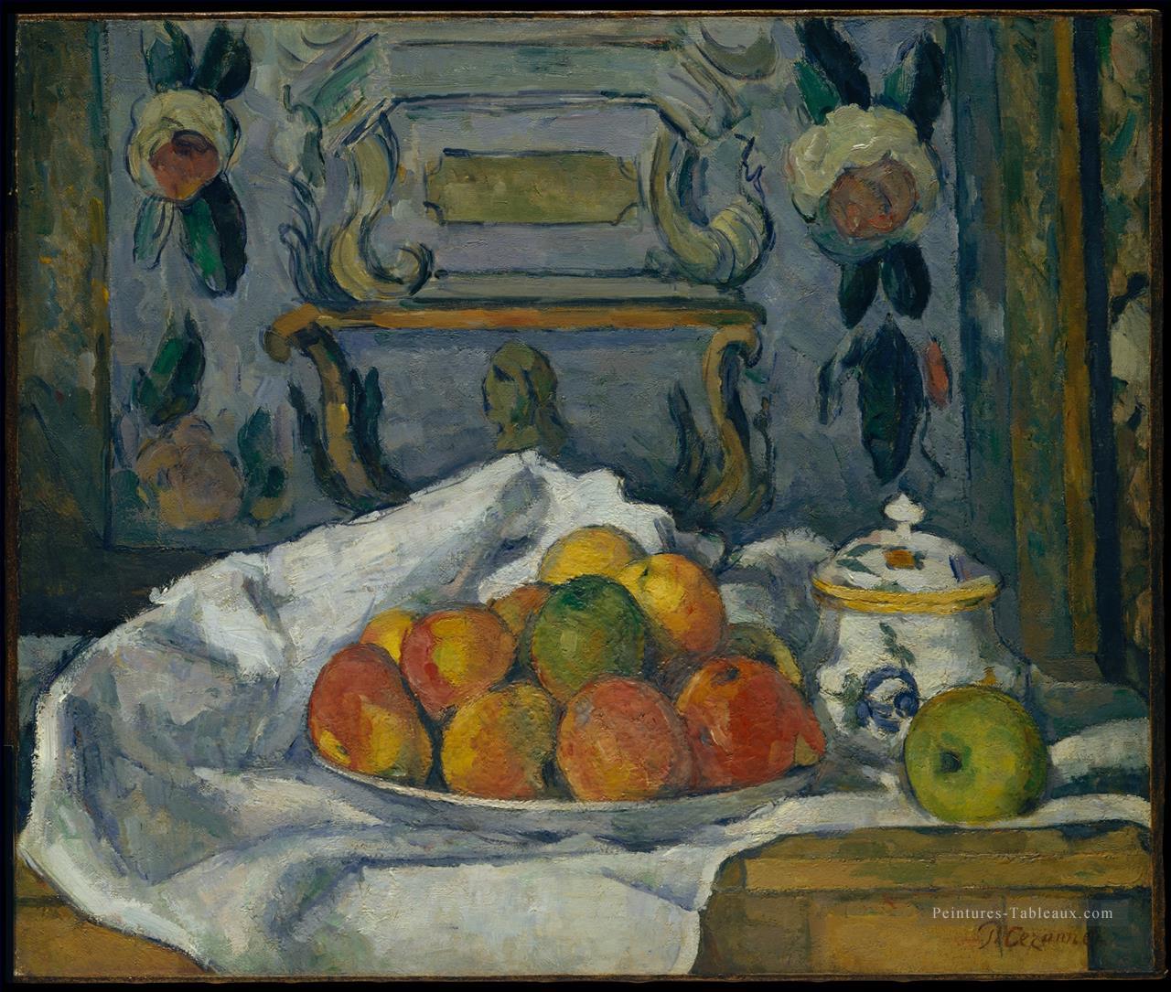 Plat de Pommes Paul Cézanne Peintures à l'huile